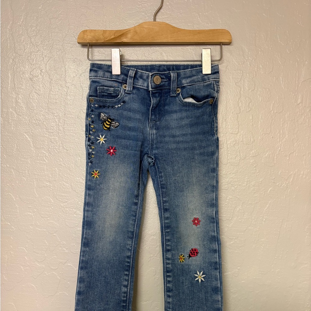 $16 ADD ON baby gap embroidered medium wash jeans 3Y Zara‎ Levi's Rylee + Cru